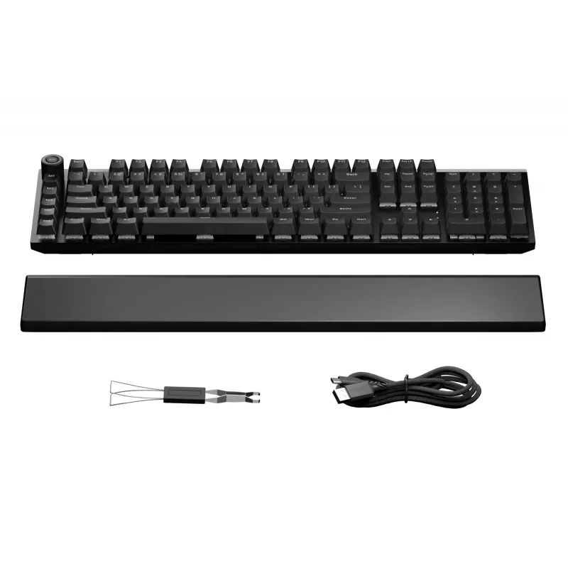 Teclado be quiet! Light Mount Silent Linear DE ISO Gaming USB QWERTZ Alemán Negro