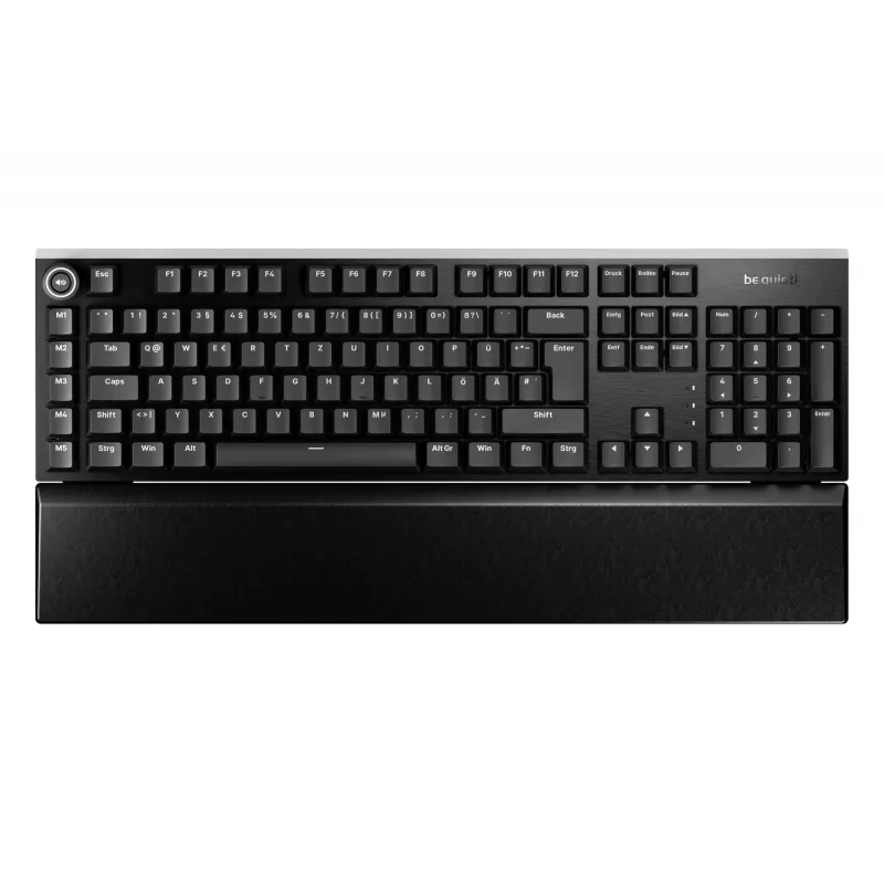 Teclado be quiet! Light Mount Silent Tactile DE ISO Gaming USB QWERTZ Alemán Negro