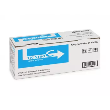 Cartucho de tóner KYOCERA TK-5160C 1 ud. Original Cian