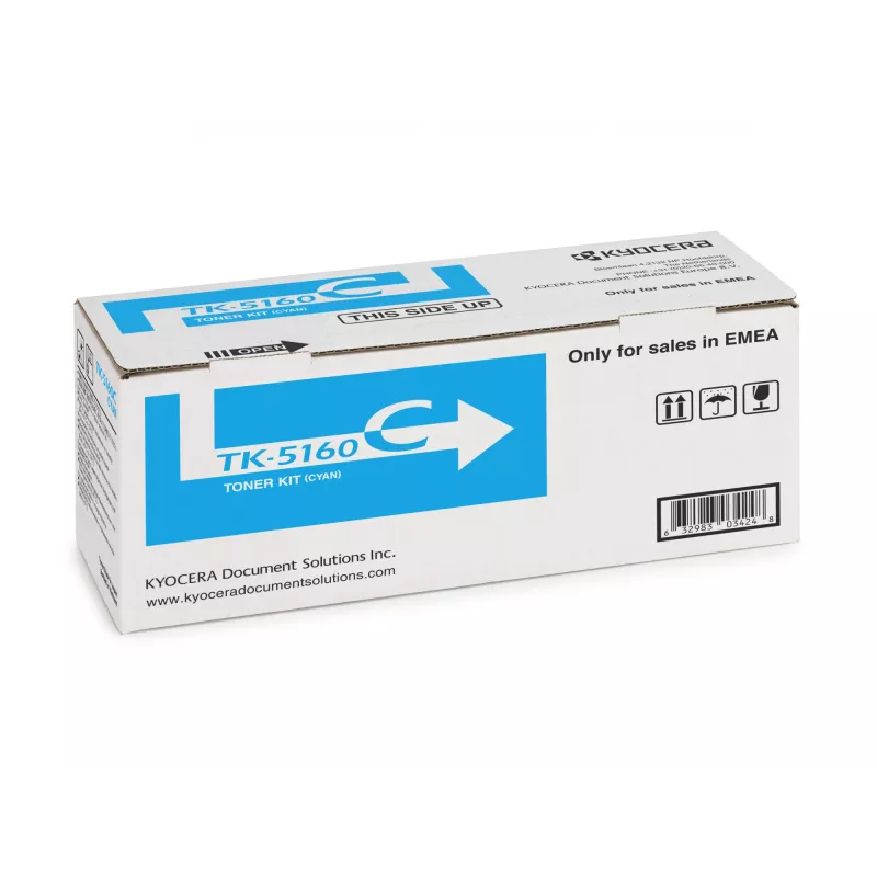 Cartucho de tóner KYOCERA TK-5160C 1 ud. Original Cian
