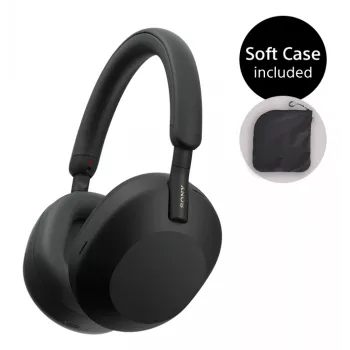 Sony WH-1000XM5SA Auricular Con cable e inalámbrico Diadema Música USB Type-C Bluetooth Negro