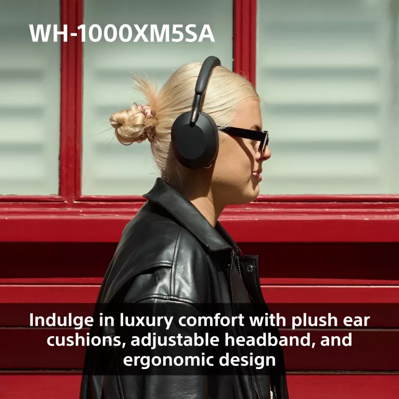Sony WH-1000XM5SA Auricular Con cable e inalámbrico Diadema Música USB Type-C Bluetooth Negro