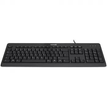 TERRA 1500 Cableado [US/EU] Teclado Universal USB QWERTY Inglés de EE. UU. Negro