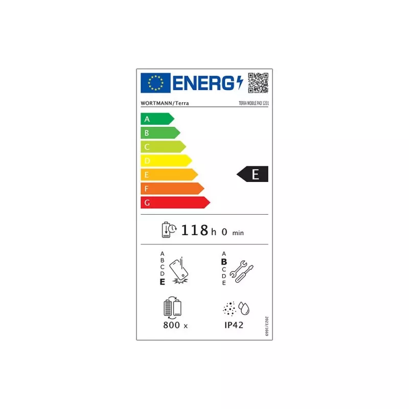 TERRA PAD 1201 4G Mediatek LTE 256 GB 32 cm (12.6 pulgadas) 8 GB Wi-Fi 5 (802.11ac) Android 14 Antracita
