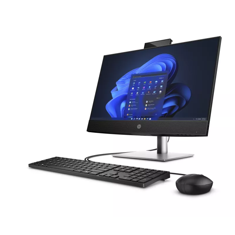 HP ProOne 440 G9 A1JJ6ES PC todo en uno, 60,5 cm (23,8 pulgadas) Full HD sin pantalla táctil, Intel Core i3-13100T, 16 GB DDR4, 512 GB SSD, Windows 11 Pro, negro, plata
