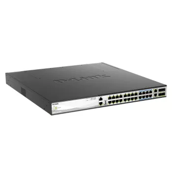 D-Link DMS-3130-30PS Switch de red gestionado L3 2.5G Ethernet (100/1000/2500) Power over Ethernet (PoE) 1U negro