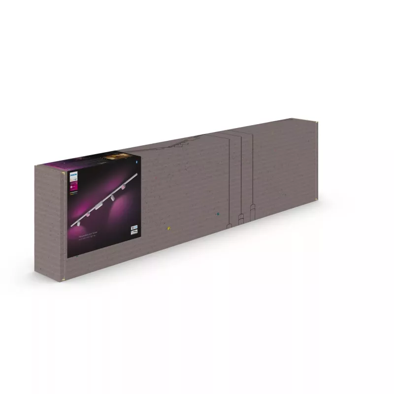 Philips Hue White and colour ambience Perifo base para techo recta (4 focos)