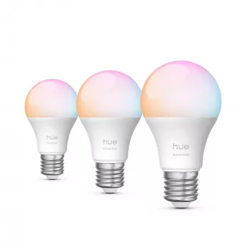 Philips Hue White and colour ambience Essential A60 – lámpara inteligente E27 – 806 lm – 8W – pack de 3