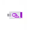 Philips Click Unidad flash USB 64 GB USB Type-C 3.2 Gen 1 (3.1 Gen 1) Violeta, Blanco