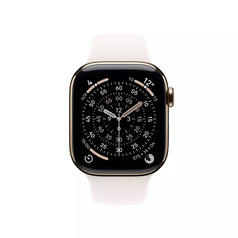 Smartwatch Apple Watch Series 11 GPS + Cellular 42mm Gold Titanium Case Light Blush Sport Band S/M