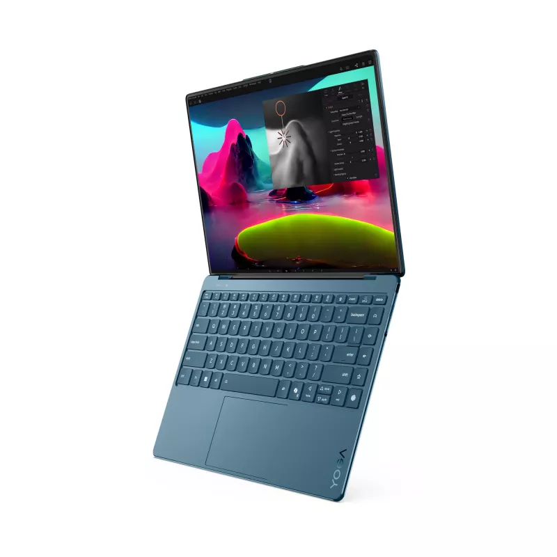 Lenovo Yoga Slim 9 14ILL10 Copilot+ PC Intel Core Ultra 7 258V Portátil 35,6 cm (14 inch) Pantalla táctil WQUXGA 32 GB LPDDR5x-SDRAM 1 TB SSD Wi-Fi 7 (802.11be) Windows 11 Home Teal