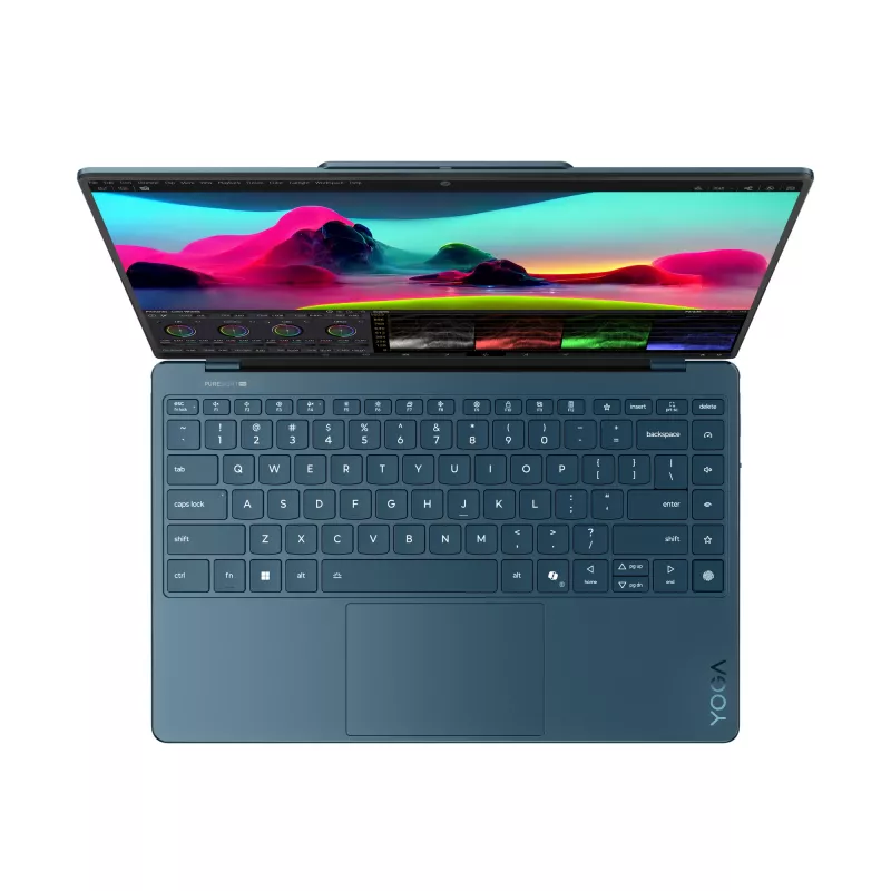 Lenovo Yoga Slim 9 14ILL10 Copilot+ PC Intel Core Ultra 7 258V Portátil 35,6 cm (14 inch) Pantalla táctil WQUXGA 32 GB LPDDR5x-SDRAM 1 TB SSD Wi-Fi 7 (802.11be) Windows 11 Home Teal