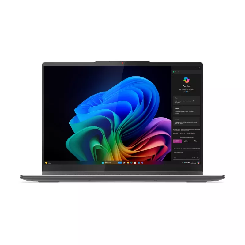Lenovo Yoga 7 2-in-1 14ILL10 Copilot+ PC Intel Core Ultra 7 256V Híbrido (2 en 1) 35,6 cm (14 inch) Pantalla táctil 2.8K 16 GB LPDDR5x-SDRAM 1 TB SSD Wi-Fi 7 (802.11be) Windows 11 Home Gris