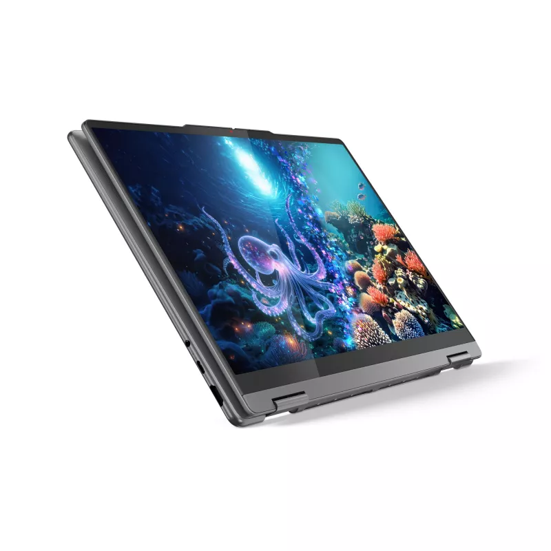 Lenovo Yoga 7 2-in-1 14ILL10 Copilot+ PC Intel Core Ultra 7 256V Híbrido (2 en 1) 35,6 cm (14 inch) Pantalla táctil 2.8K 16 GB LPDDR5x-SDRAM 1 TB SSD Wi-Fi 7 (802.11be) Windows 11 Home Gris