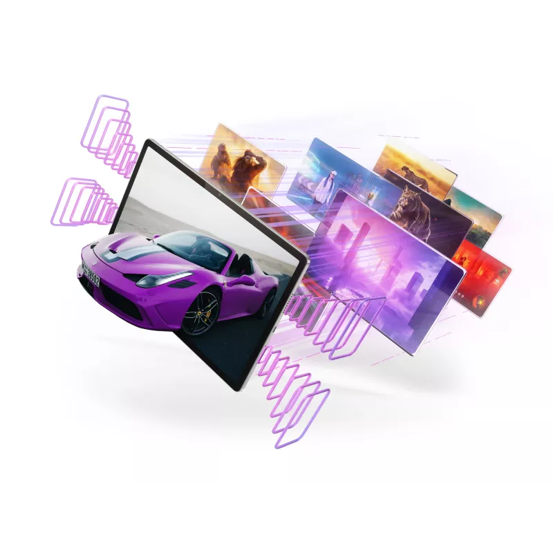 Lenovo Idea Tab Pro ZAE40013GR tableta, 32,3 cm (12,7 pulgadas) 3K 2944x1840 144 Hz, MTD8300, 8 GB de RAM, 256 GB, Wi-Fi, Android 14, con lápiz, gris