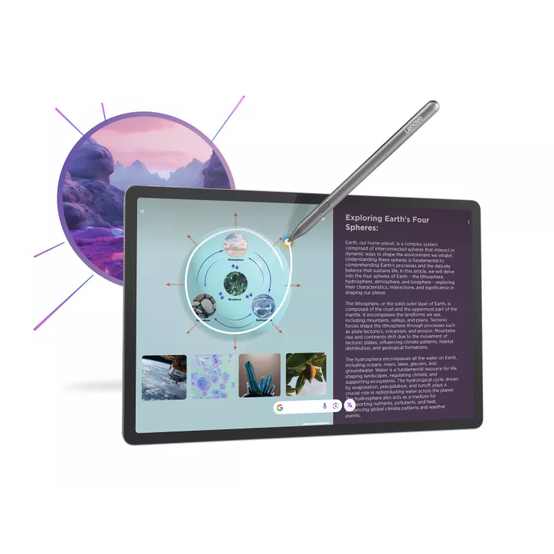 Lenovo Idea Tab Pro ZAE40013GR tableta, 32,3 cm (12,7 pulgadas) 3K 2944x1840 144 Hz, MTD8300, 8 GB de RAM, 256 GB, Wi-Fi, Android 14, con lápiz, gris