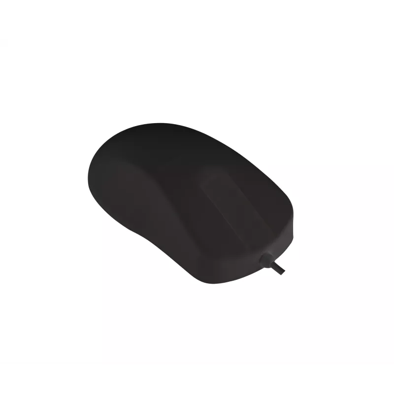 Contour Design Active Key AK-PMH1 ratón médico ClassicClean, óptico, 800 DPI, sensor de desplazamiento, totalmente sellado, desinfectable, ambidiestro, con cable USB, negro