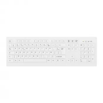 Contour Design Active Key Contour ClassicClean Teclado médico Tapa extraíble Tamaño completo Inalámbrico Blanco C8100