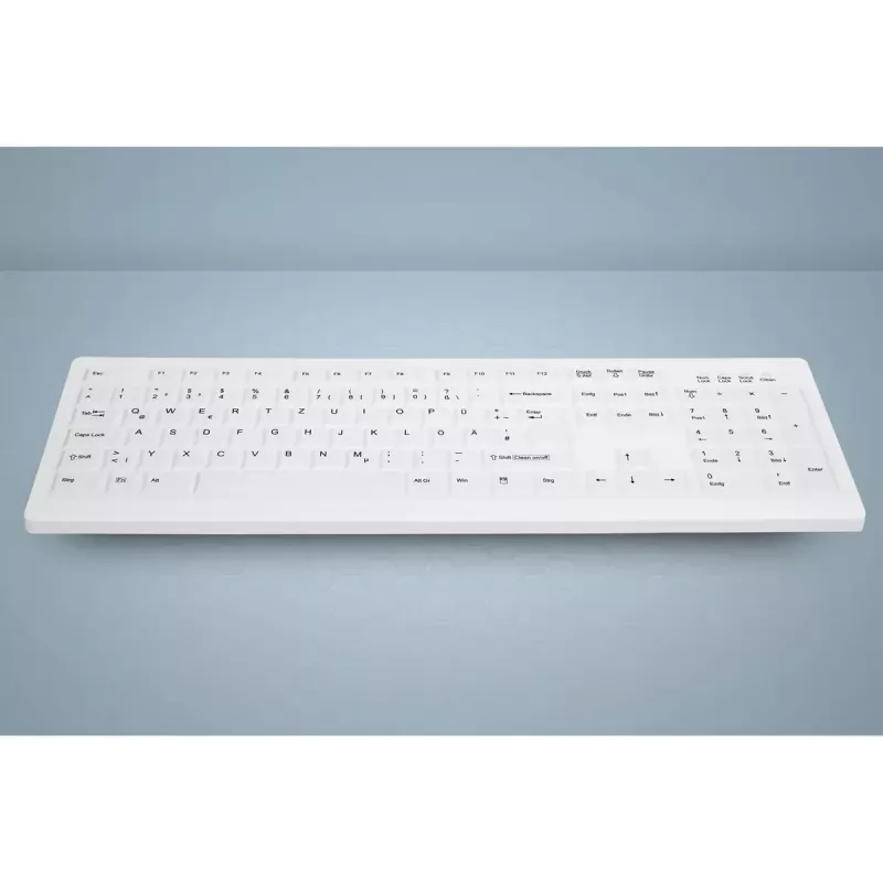 Contour Design Active Key AK-C8100F-U1-W/US Teclado Médico USB QWERTY US-Inglés Blanco