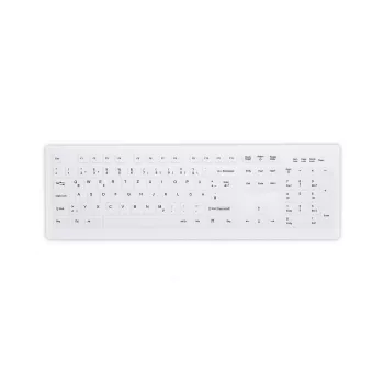 Contour Design Active Key AK-C8100F-U1-W/US Teclado Médico USB QWERTY US-Inglés Blanco