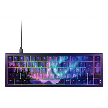 Teclado mecánico Cherry NORTHERN LIGHT Bundle 65% QWERTZ Alemán USB RGB 2 m Cable multicolor