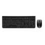 CHERRY DW 3000 Teclado y ratón incluidos Universal RF Inalámbrico AZERTY Belga Negro