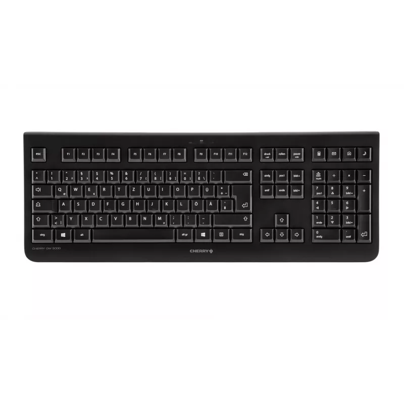 CHERRY DW 3000 Teclado y ratón incluidos Universal RF Inalámbrico AZERTY Belga Negro