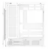 XPG STARKER AIR BTF Semitorre Blanca