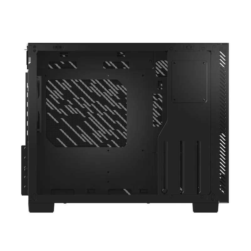 XPG VALOR AIR NANO CAJA SEMITORRE - Negra, Semitorre, PC, Negra, micro-ATX, Mini-ITX, SPCC, 17 cm
