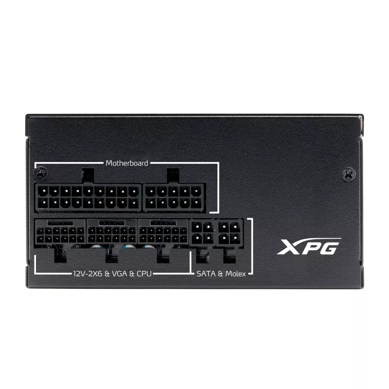 XPG PYMCORE 850W SFX GOLD Fuente de alimentación, 850 W, 100 - 240 V, 50/60 Hz, 10 A, 20 A, 70,8 A