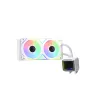 XPG LEVANTE II 240 White, sistema de refrigeración líquida, 12 cm, 26,7 Sone, blanco