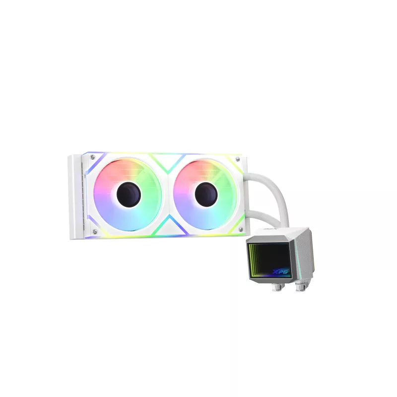 XPG LEVANTE II 240 White, sistema de refrigeración líquida, 12 cm, 26,7 Sone, blanco