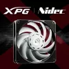 XPG VENTO PRO 120 PWM Negro, Ventilador, 12 cm, 450 U/min, 2500 U/min, Negro, Blanco
