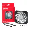 XPG VENTO PRO 120 PWM Negro, Ventilador, 12 cm, 450 U/min, 2500 U/min, Negro, Blanco