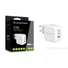 Cargador Conceptronic 3 puertos 67W GaN USB PD con cable de carga USB-C, USB-C x 2, USB-A x 1, QC 3.0, PPS