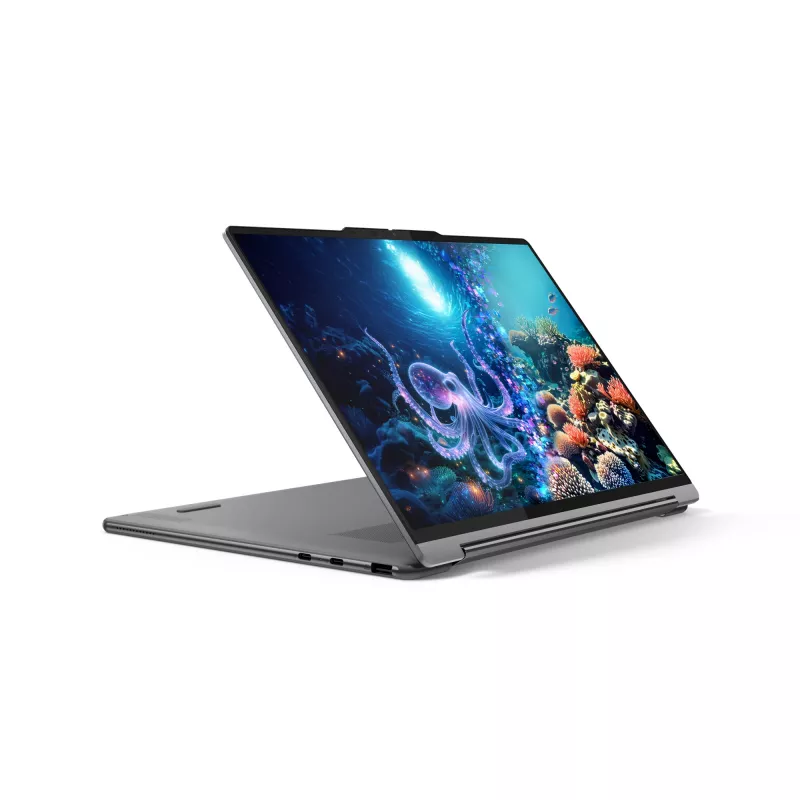Lenovo Yoga 9 2-in-1 14ILL10 Copilot+ PC Intel Core Ultra 7 258V Híbrido (2-in-1) 35,6 cm (14 inch) Pantalla táctil WQUXGA 32 GB LPDDR5x-SDRAM 1 TB SSD Wi-Fi 7 (802.11be) Windows 11 Home Gris