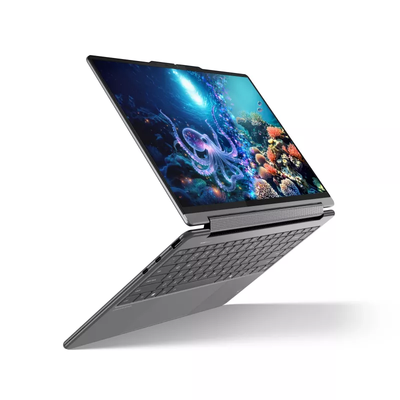 Lenovo Yoga 9 2-in-1 14ILL10 Copilot+ PC Intel Core Ultra 7 258V Híbrido (2-in-1) 35,6 cm (14 inch) Pantalla táctil WQUXGA 32 GB LPDDR5x-SDRAM 1 TB SSD Wi-Fi 7 (802.11be) Windows 11 Home Gris