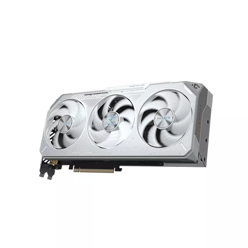 Tarjeta gráfica GIGABYTE Radeon RX 9070 XT GAMING OC ICE 16 GB GDDR6 256-Bit PCIe 5.0 3 ventiladores blanco