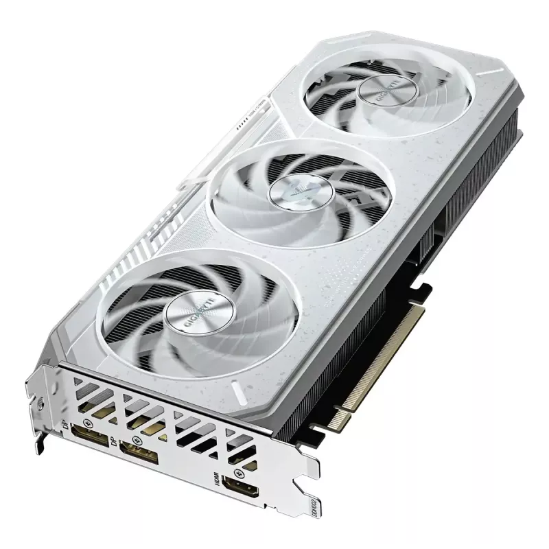 Tarjeta gráfica GIGABYTE Radeon RX 9060 XT OC ICE — 16 GB GDDR6, 128-Bit, PCIe 5.0, 3 ventiladores WINDFORCE