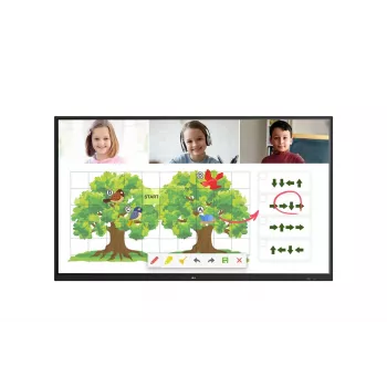 LG 86TR3PJ-B Pantalla plana de señalización digital 2,18 m (86 inch) LED Wi-Fi 390 cd/m² UHD+ Negro Pantalla táctil Android 8.0 16/7