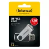 Memoria USB Intenso 128 GB USB-A 3.2 Gen 1x1 negro-plata