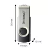 Memoria USB Intenso 128 GB USB-A 3.2 Gen 1x1 negro-plata
