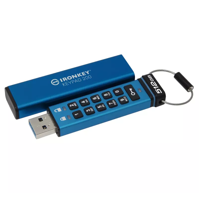 Unidad flash USB Kingston Technology 512GB USB Type-A IronKey 200