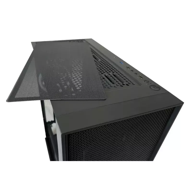 Caja de PC LC-Power Schwarz_Wanderer_X Midi Tower Negra