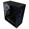 Caja de PC LC-Power Schwarz_Wanderer_X Midi Tower Negra