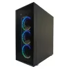 Caja de PC LC-Power Schwarz_Wanderer_X Midi Tower Negra