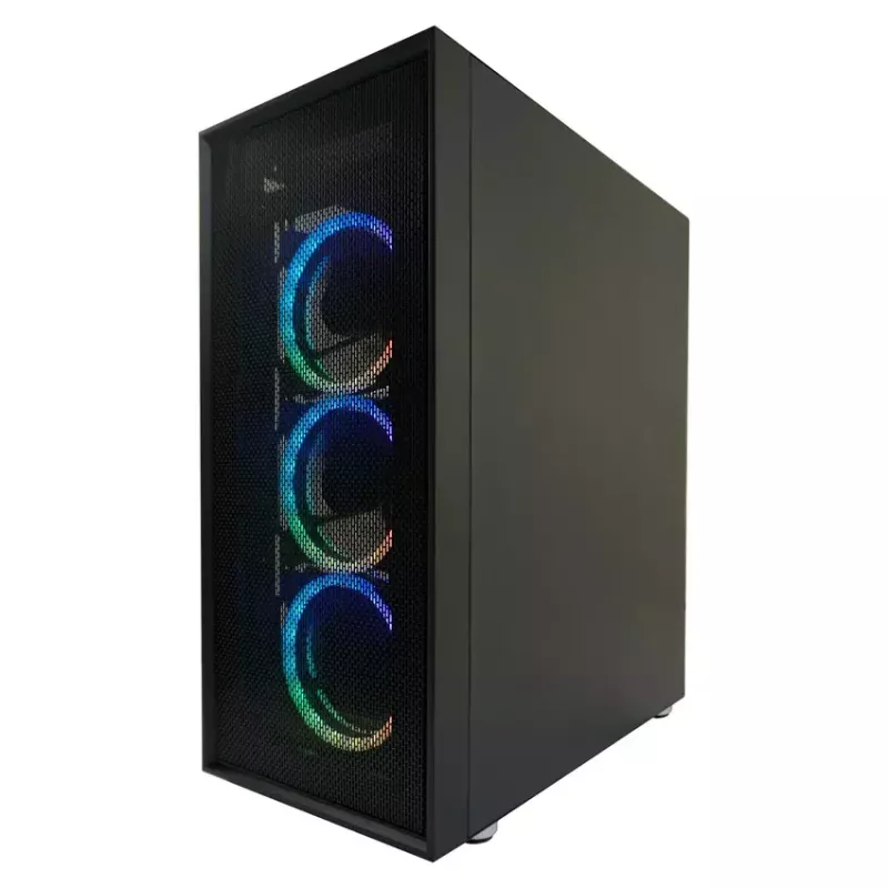 Caja de PC LC-Power Schwarz_Wanderer_X Midi Tower Negra