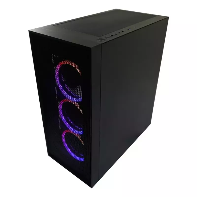 Caja de PC LC-Power Schwarz_Wanderer_X Midi Tower Negra