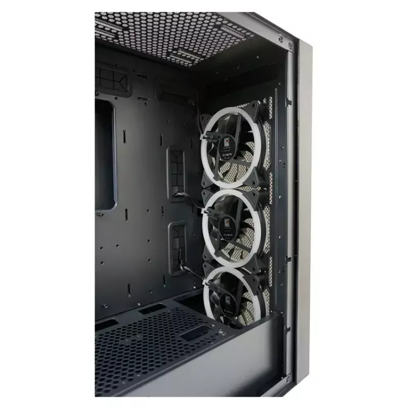 Caja de PC LC-Power Schwarz_Wanderer_X Midi Tower Negra