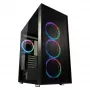 Caja de PC LC-Power Schwarz_Wanderer_X Midi Tower Negra